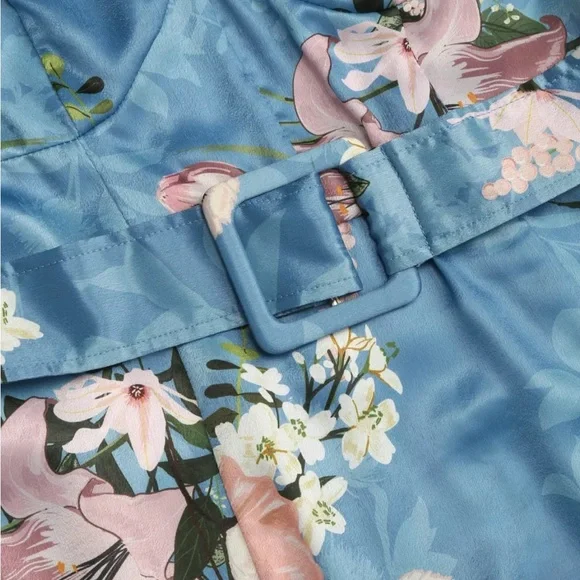 satin floral sweetheart mini - Picture 4 of 4